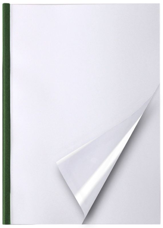 Термообкладка пластикова Crystal Flex Cover, A4, 80 темно-зелень