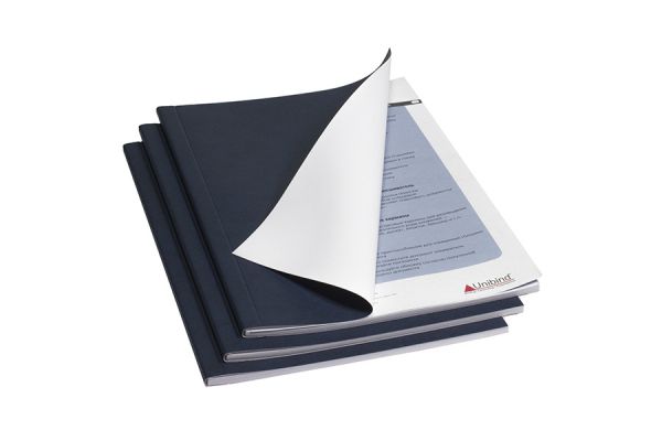 Термообкладинка м'яка Soft Cover, A4, 80, темно-синя