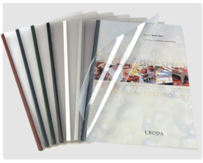 Термообкладинка пластикова Crystal Flex Cover, A4, 40 темно-синя