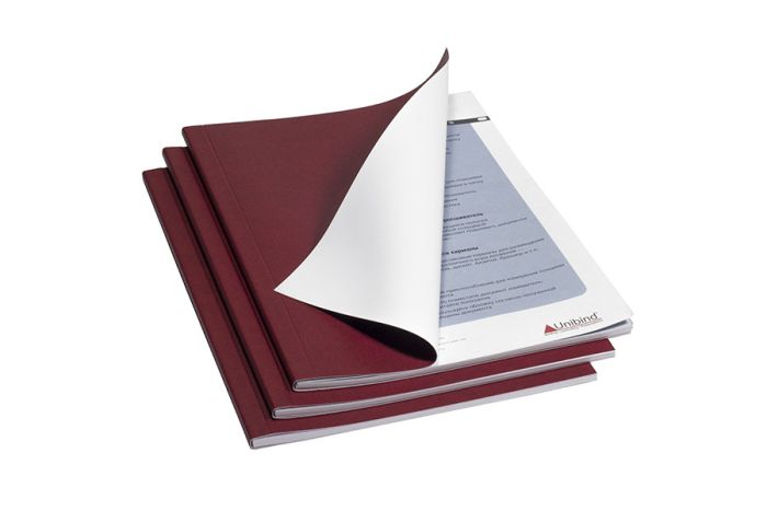 Термообкладинка м'яка Soft Cover, A4, 60, бордова